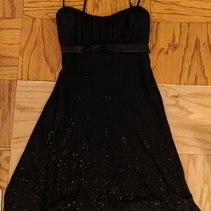 Beaded black dress